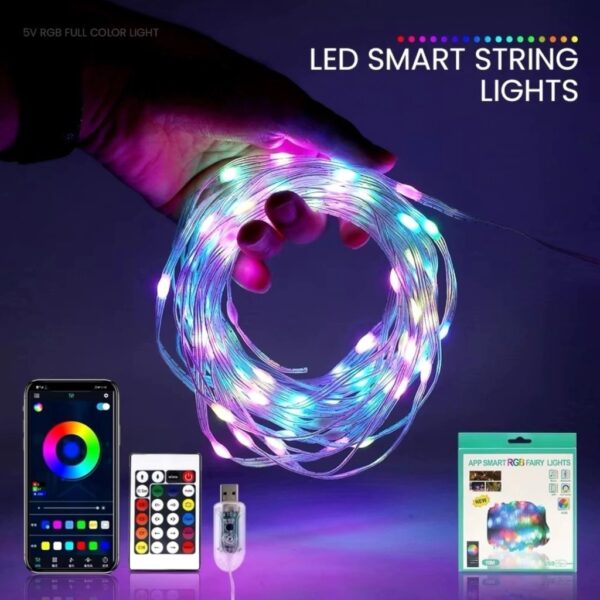 kit tira led rgb 10 metros control